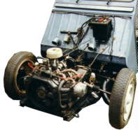 2cv body with engine