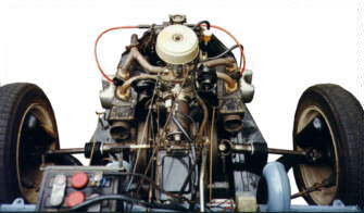 2cv body with engine